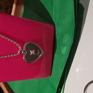 AUTHENTIC GENUINE SOLID STERLING SILVER COACH SIGNATURE SERIES SIGNET 💓NECKLACE